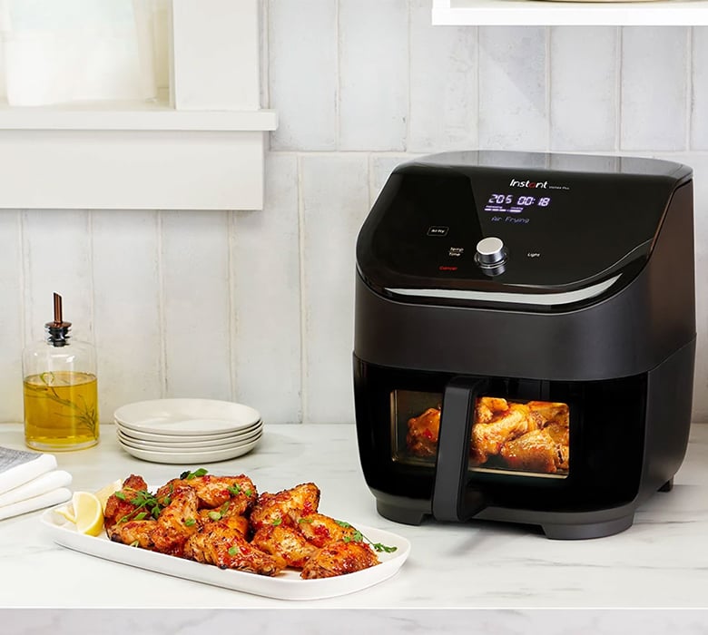 Friggitrice ad Aria Multifunzione Instant Pot Vortex Plus Doppio Cestello  Dual Clearcook SS 8L - IP 140-3127-01